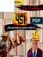 Actividad - Salvar Un Libro. Fahrenheit 45 de Ray Bradbury