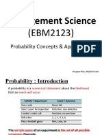 Probability Concept and Application