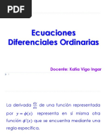 Ecuaciones Diferenciales Ordinarias