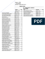 Resultado Final - Campus Arapiraca