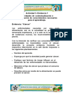 Actividades de Contextualización e Identificación de Conocimientos Necesarios para El Aprendizaje