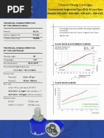 Ceramic Mixing Cartridges Conventional Single-Lever Type 40 & 42 MM Sizes