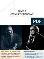 TEMA I FRIEDMAN Vs KEYNES