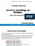 Actions (Loading) On Bridges-Eurocode Guideline