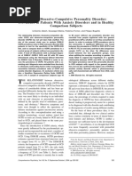 DSM-IV Obsessive-Compulsive Personality Disorder: Prevalence in Patients With Anxiety Disorders and in Healthy Comparison Subjects