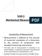 Unit-1 Mechanical Measurement