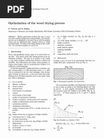 Optimization of The Wood Drying Process