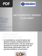 Antecedentes Heredo Familiares