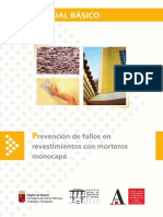 Manual Básico - Prevención de Fallos en Revestimientos Con Morteros Monocapa