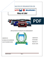 Maruti Suzuki Analysis