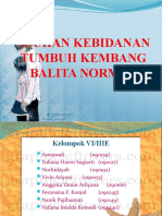 Asuhan Kebidanan Tumbuh Kembang Balita Normal