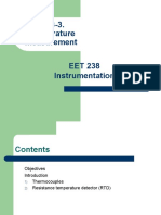 Ch.3-3. Temperature Measurement EET 238 Instrumentation