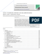 Lactose Crystallization, Hydrolysis and Value-Added Derivatives SUPER INTERESANTE