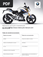 BMW G310 R Rider's Manual PT