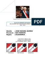 Plan de Gobierno Distrito de José Manuel Quiroz