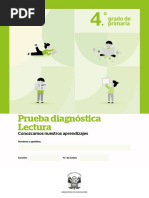 Lectura 4to Grado de Primaria - WEB