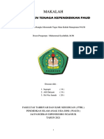 Manajemen Tenaga Kependidikan Paud