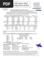 4340 Wire For Low Alloy Steels