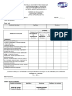 Baremo de Evaluacion