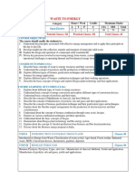 Waste To Energy: Course Code Category Hours / Week Credits Maximum Marks L T P C CIA SEE Total