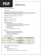 Pankaj Arya Resume