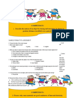 Sample Formative Assessment