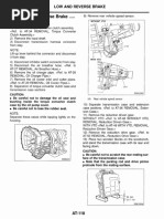 Low and Reverse Brake: Automatic Transmission