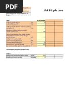 Link Bicycle Level of Service (BLOS) : Cells With Gray Fill and Black Letters Are Output