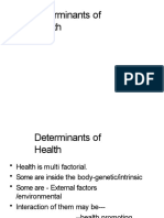 Determinants of Health