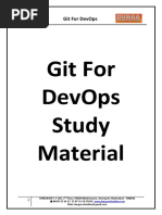 Git For Devops Study Material