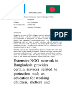 Extensive NGO Network in Bangladesh Provides Certain Services Related To Protection Such As Education For Working Children, Shelters and