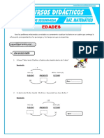 Ejercicios de Edades para Primero de Secundaria