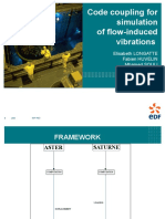 Code Coupling For Simulation of Flow-Induced Vibrations: Elisabeth LONGATTE Fabien HUVELIN Mhamed SOULI