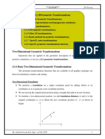 Module - 2 - 2D Transformations