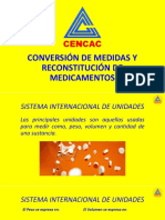 Conversion de Medidas y Reconstitucion de Medicamentos