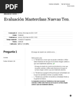 Evaluación Masterclass Nuevas Tendencias