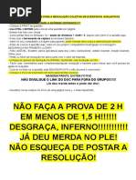 Mais Questões Parte 2