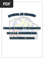 Manual Canvas U.E. Panamericana PPFF-1