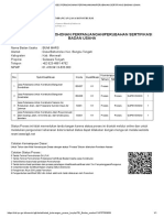 Status Proses Permohonan Perpanjangan Sbu