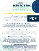 FUNDAMENTOS DA INTERCESSÃO Resumo