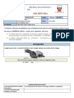 Prueba Diagnóstica Escritura 1ero