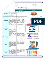 Vocabulary DFM