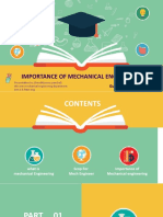 Importance of Mechanical Engineering: Guide: Prof - Ankit Jain