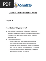 11 Ch1Constitution Why and How NOTES