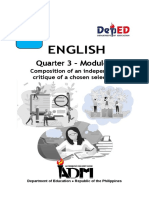 English: Quarter 3 - Module 3