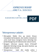 Technopreneur Sesi 1 Reg - Sore