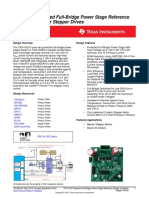 75-V/10-A Protected Full-Bridge Power Stage Reference Design For Bipolar Stepper Drives