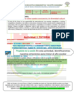 1° Experiencia Segundo F Prof. Abderlin Atau