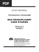 Multi Disciplinary Case Studies