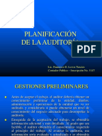 Planificacion de La Auditoria